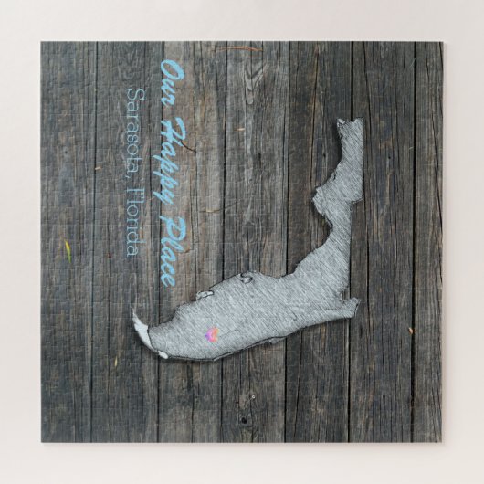 Florida Rustic State Puzzle ジグソーパズル (横)