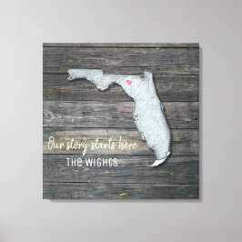 Florida Rustic Stretched Canvas Print キャンバスプリント