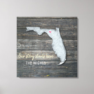 Florida Rustic Stretched Canvas Print キャンバスプリント