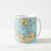  Florida - Sanibel Captiva Nautical Chart Mug コーヒーマグカップ (正面右)