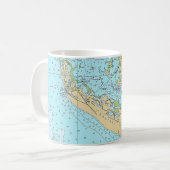  Florida - Sanibel Captiva Nautical Chart Mug コーヒーマグカップ (正面左)