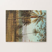 Florida Scene, fine art painting, ジグソーパズル (横)