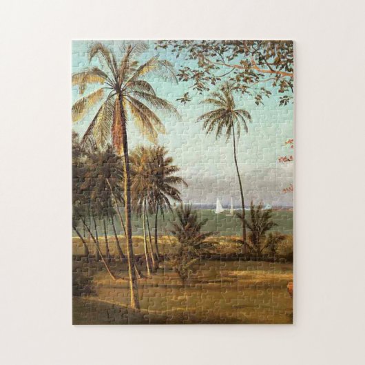 Florida Scene, fine art painting, ジグソーパズル (縦)