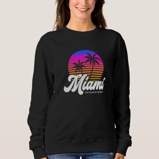 Florida Souvenir Miami   スウェットシャツ (正面)