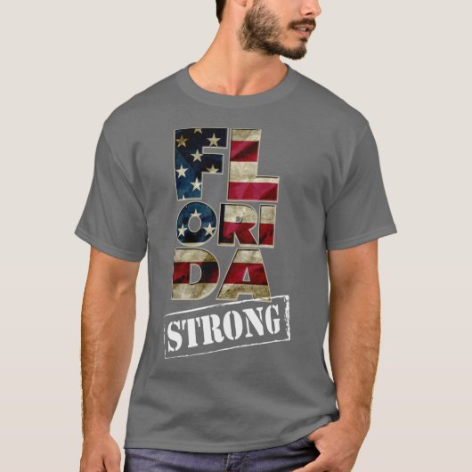 Florida Strong United USA Awesome Design Gift Amer Tシャツ (正面)