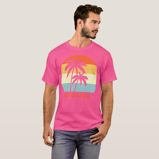 Florida Sun Palm Vacation Tシャツ (正面フル)