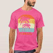 Florida Sun Palm Vacation Tシャツ (正面)