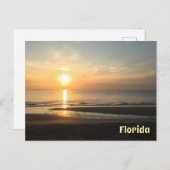 Florida Sunrise Coastal Morning Bliss ポストカード (正面/裏面)