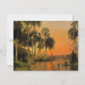 Florida Sunset, 絵画's by Herman Herzag カード (正面)