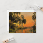 Florida Sunset, 絵画's by Herman Herzag カード (正面/裏面インサイチュ)