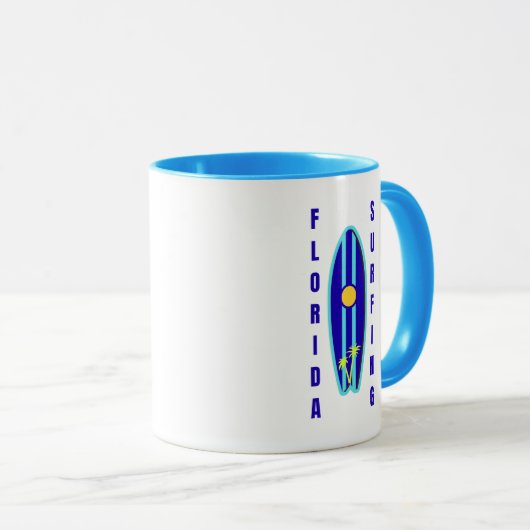 Florida Surfing Coffee Mug マグカップ (正面右)