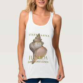 Florida Territory Giant Horse Conch Design タンクトップ