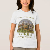 Florida Territory Gopher Tortoise Design トライブレンドＴシャツ (正面)