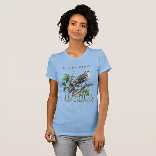 Florida Territory Northern Mockingbird Design Tシャツ (正面フル)