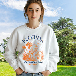 Florida The Sunshine State – Beach & Palm Design スウェットシャツ