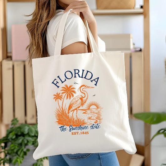 Florida The Sunshine State - Beach &Palms Artwork トートバッグ