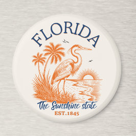 Florida The Sunshine State – Beach & Palms Design マグネット