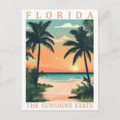 Florida the Sunshine State USA Travel Place ポストカード (正面)