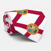 Florida Tie、ビジネスファッション米国、フロリダ州旗 ネクタイ (ロール)