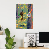 Florida Trail Travel Poster ポスター (ホームオフィス)