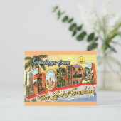 Florida Travelポストカードからの挨拶 ポストカード (スタンド正面)