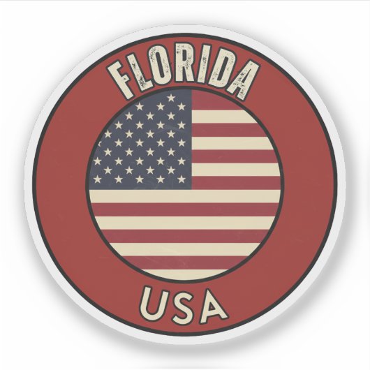 Florida United States of America シール (正面)