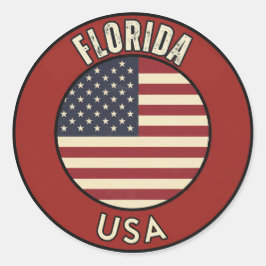 Florida United States of America ラウンドシール