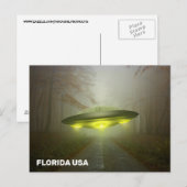 FLORIDA USA SPACESHIP UFO ARTポストカード ポストカード (正面/裏面)