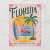 Florida USA Vintage Travel ポストカード (正面)