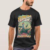 Florida Vacation Selfie Travel Design! Alligator S Tシャツ (正面)