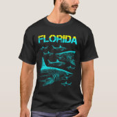 Florida Vacation With A Shark Tシャツ (正面)