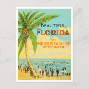 Florida Vintage Travelポストカードからの挨拶 ポストカード