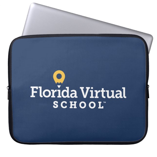 Florida Virtual School（海軍） ラップトップスリーブ (正面)