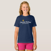 Florida Virtual School（海軍） Tシャツ (正面フル)