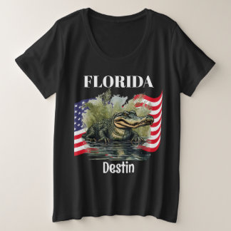 Florida Women's Dark プラスサイズTシャツ