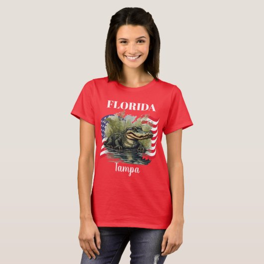Florida Women's Dark T-Shirt Tシャツ (正面フル)