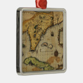 FloridaPanoramic MapFlorida メタルオーナメント (右)