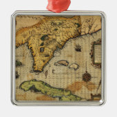 FloridaPanoramic MapFlorida メタルオーナメント (正面)