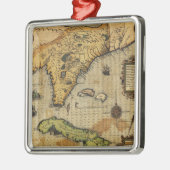 FloridaPanoramic MapFlorida メタルオーナメント (左)