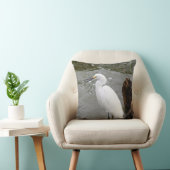 Florida's Singing Egret クッション (椅子)