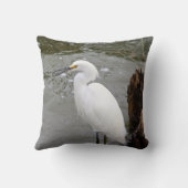 Florida's Singing Egret クッション (裏面)