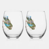 Floridian Citizen ステムなしワイングラス (裏面)