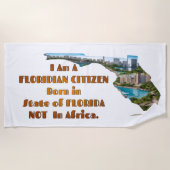 Floridian Citizen ビーチタオル (正面)