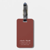 FloridoのVinos Finos - Sanlucar de Barrameda ラゲッジタグ (裏面縦)