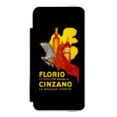 FlorioチンザノのヴィンテージPosterEurope Incipio iPhoneウォレットケース (フォリオ 正面)