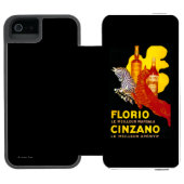 FlorioチンザノのヴィンテージPosterEurope Incipio iPhoneウォレットケース (フォリオオープン)