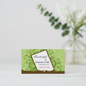 Floristaはカスタムな技術によって手作りしました 名刺 (スタンド正面)