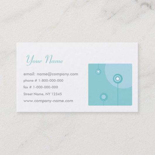 Floristics 名刺 (正面)