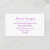 Floristryの店 名刺 (裏面)
