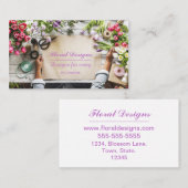 Floristryの店 名刺 (正面/裏面)